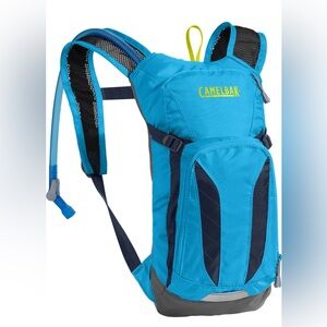 CAMELBAK 115402000 Mini M.U.L.E. 50oz Kid's Hydration Back, Atomic Blue/Navy